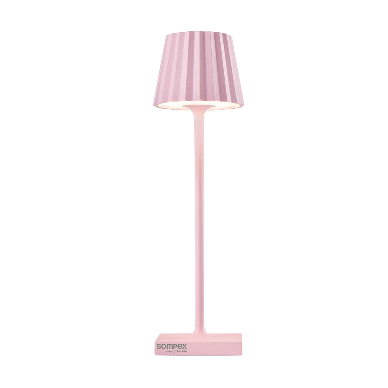 Tischlampe LED 21 cm dimmbar pink