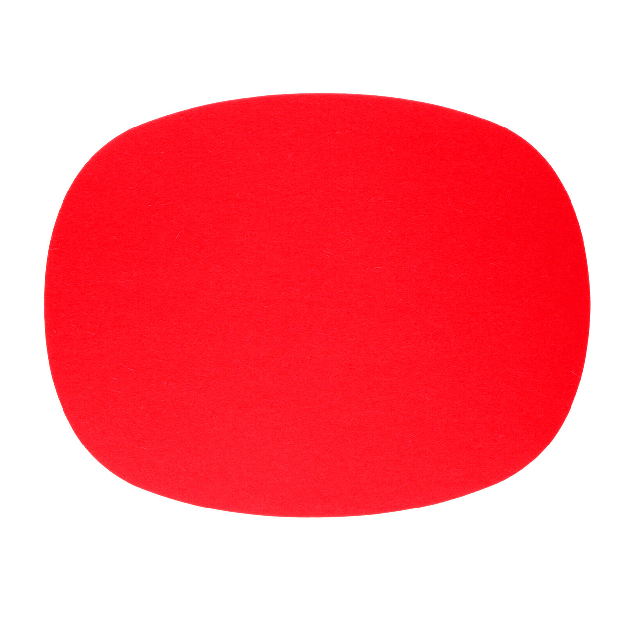 Placemat oval 45x35 cm poppy-red 55