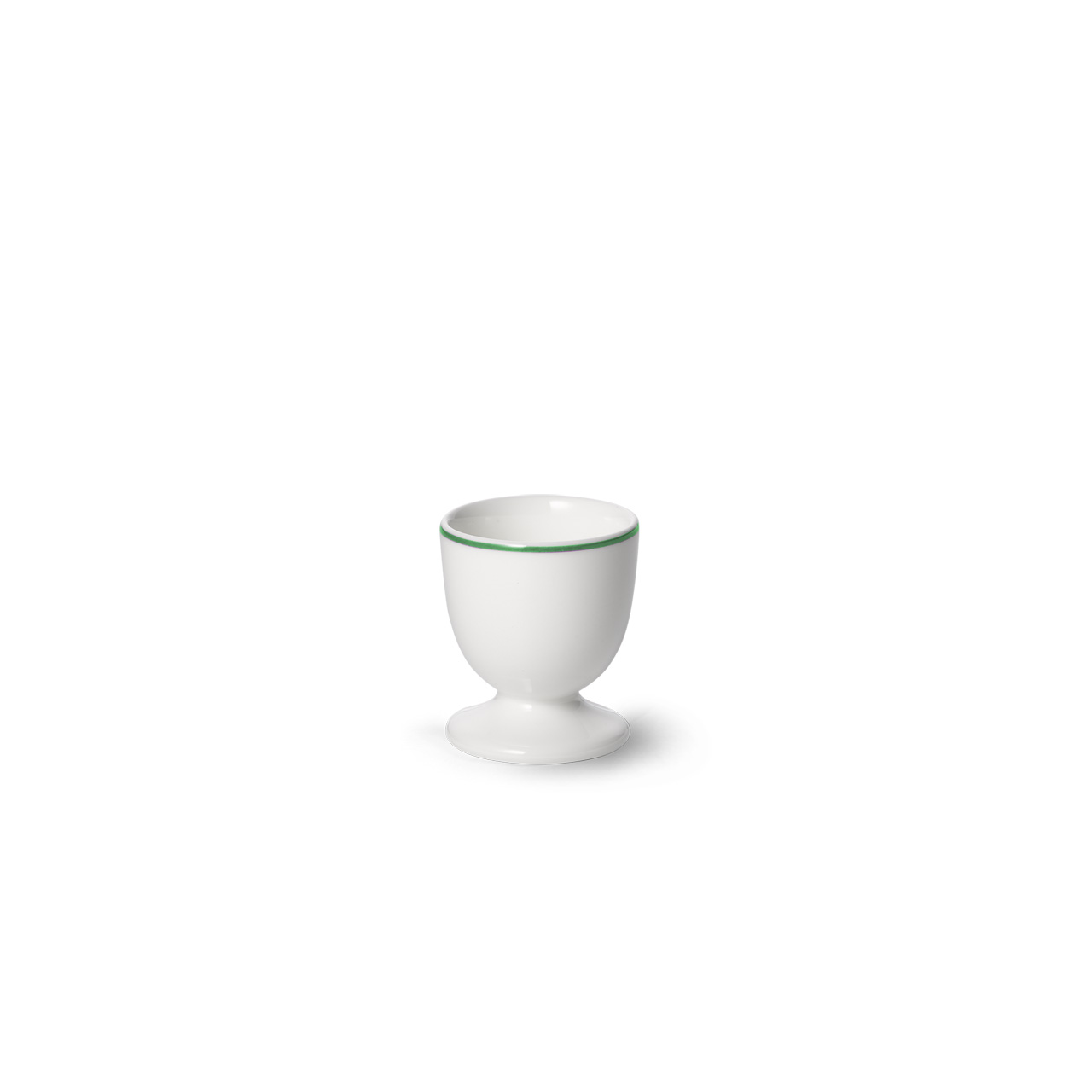 Egg cup footed green