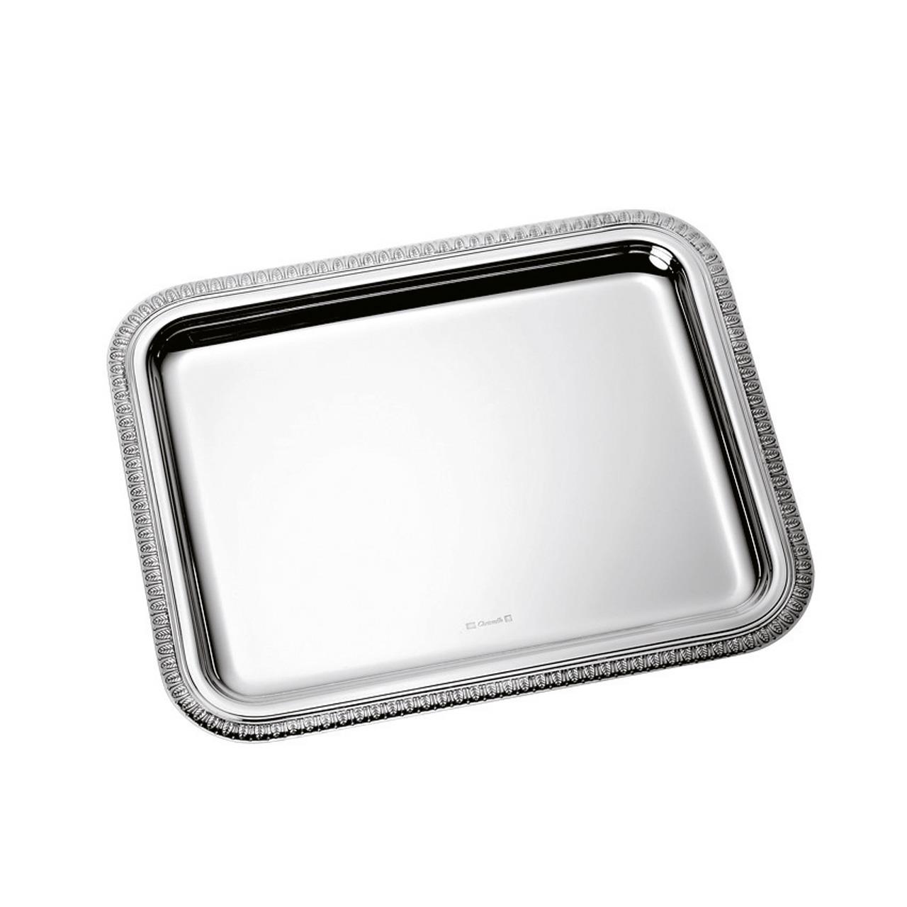 Tray rectangular 20x16 cm silver plated