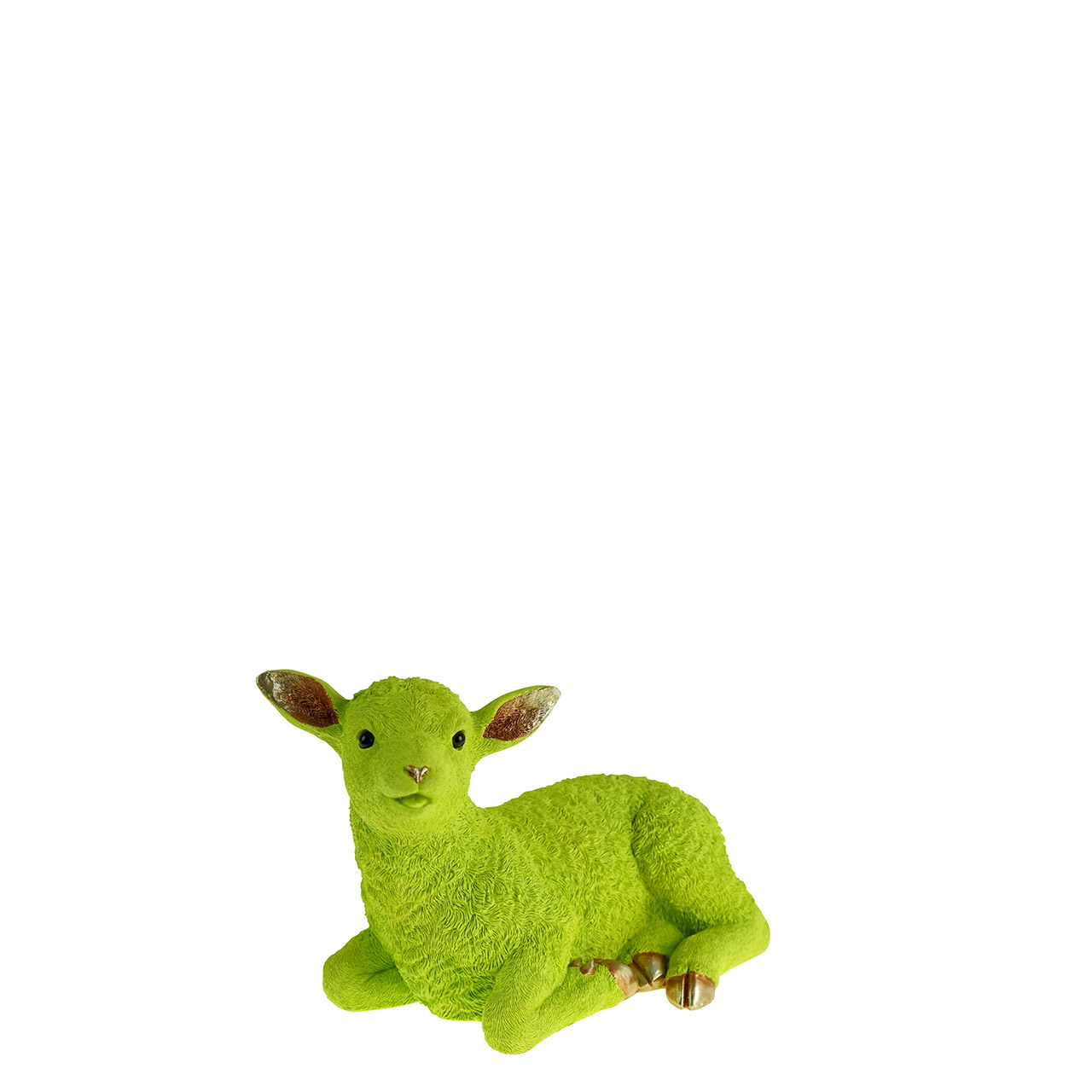 Lamb lying 31x18x22.5 cm light green