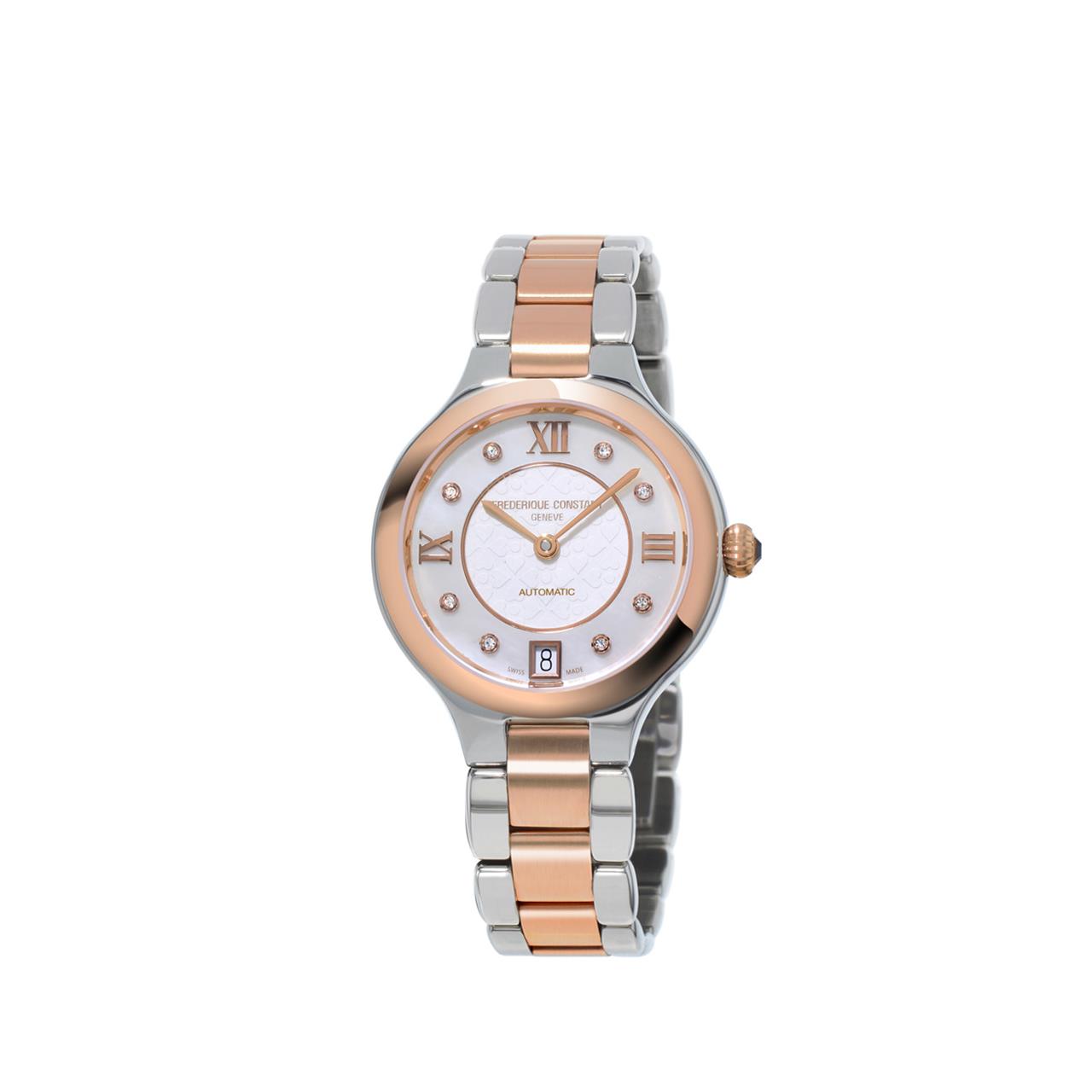 Watch Delight 8 Diamonts (0.01 ct) Stainless Steel part Gold-plated Automatic