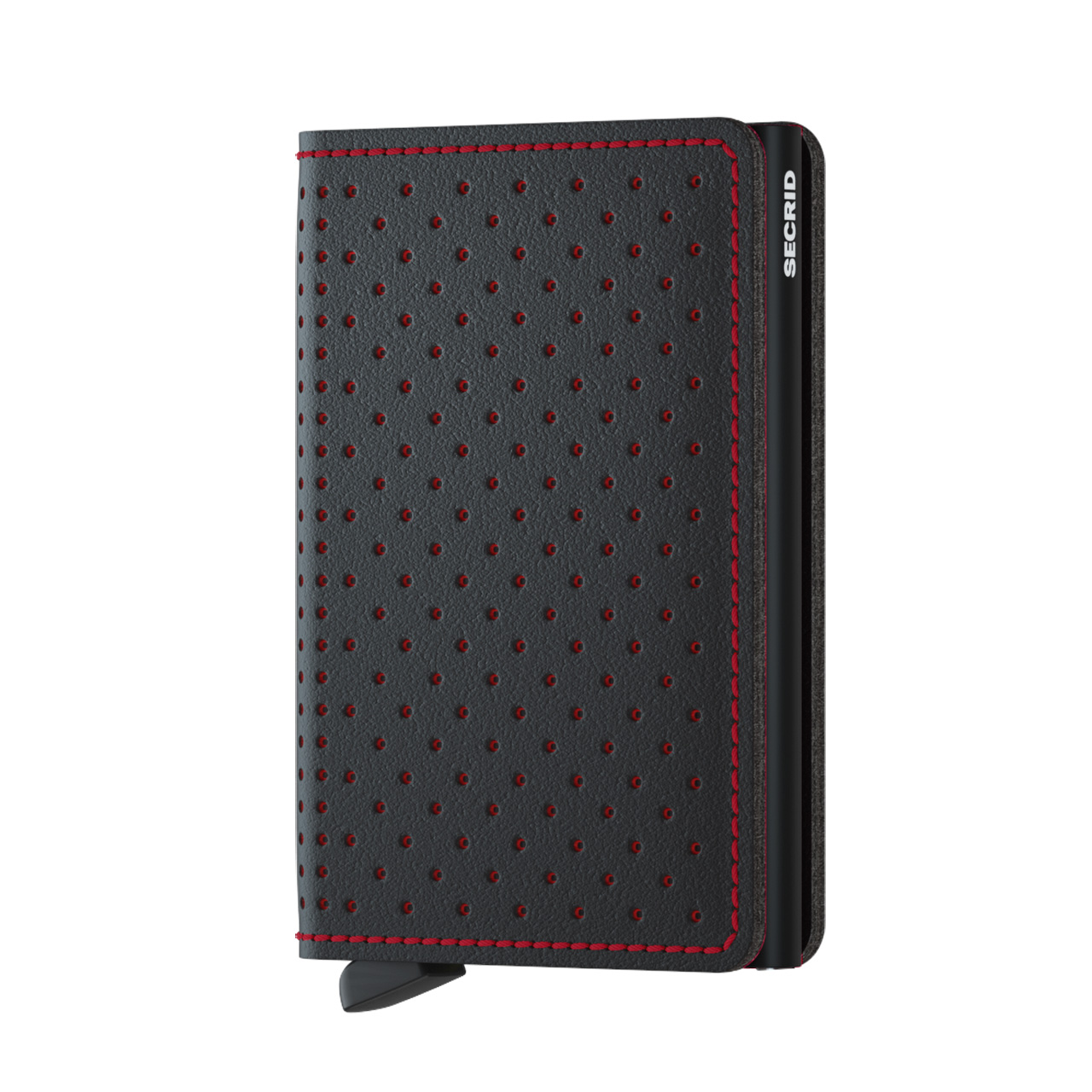 Slimwallet Perforated black/red