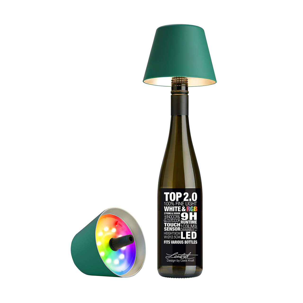 Bottle Light LED dimmable green