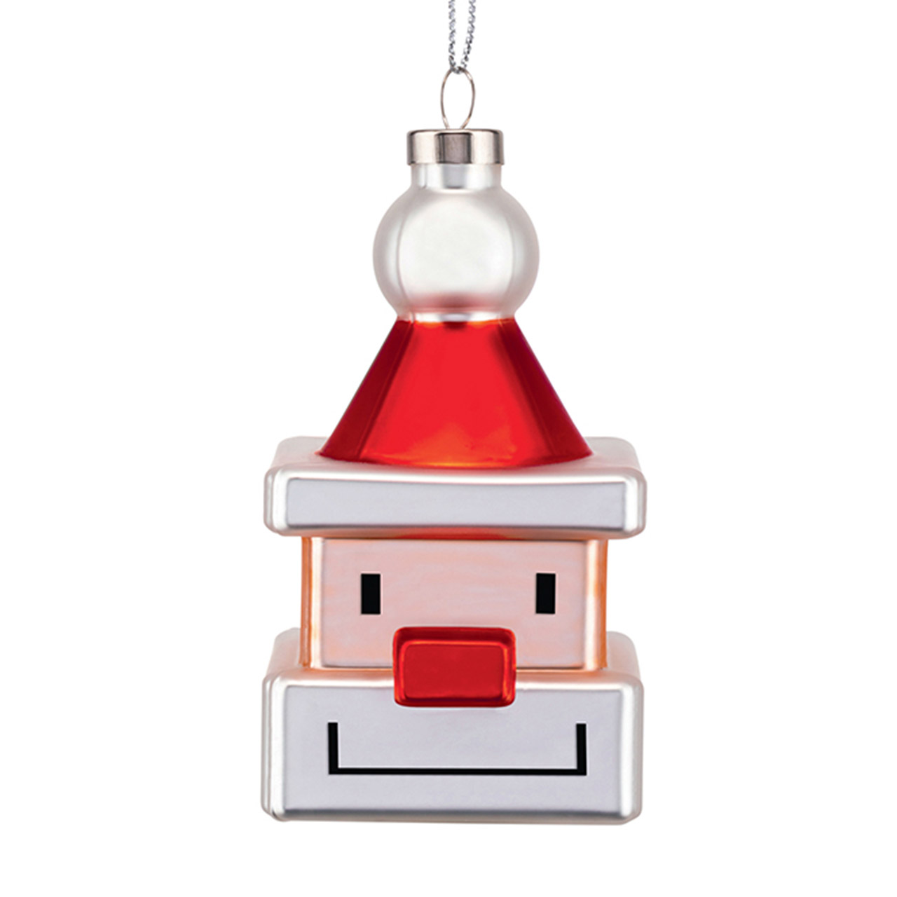 Christmas Decoration Santa Cube 9.5 cm