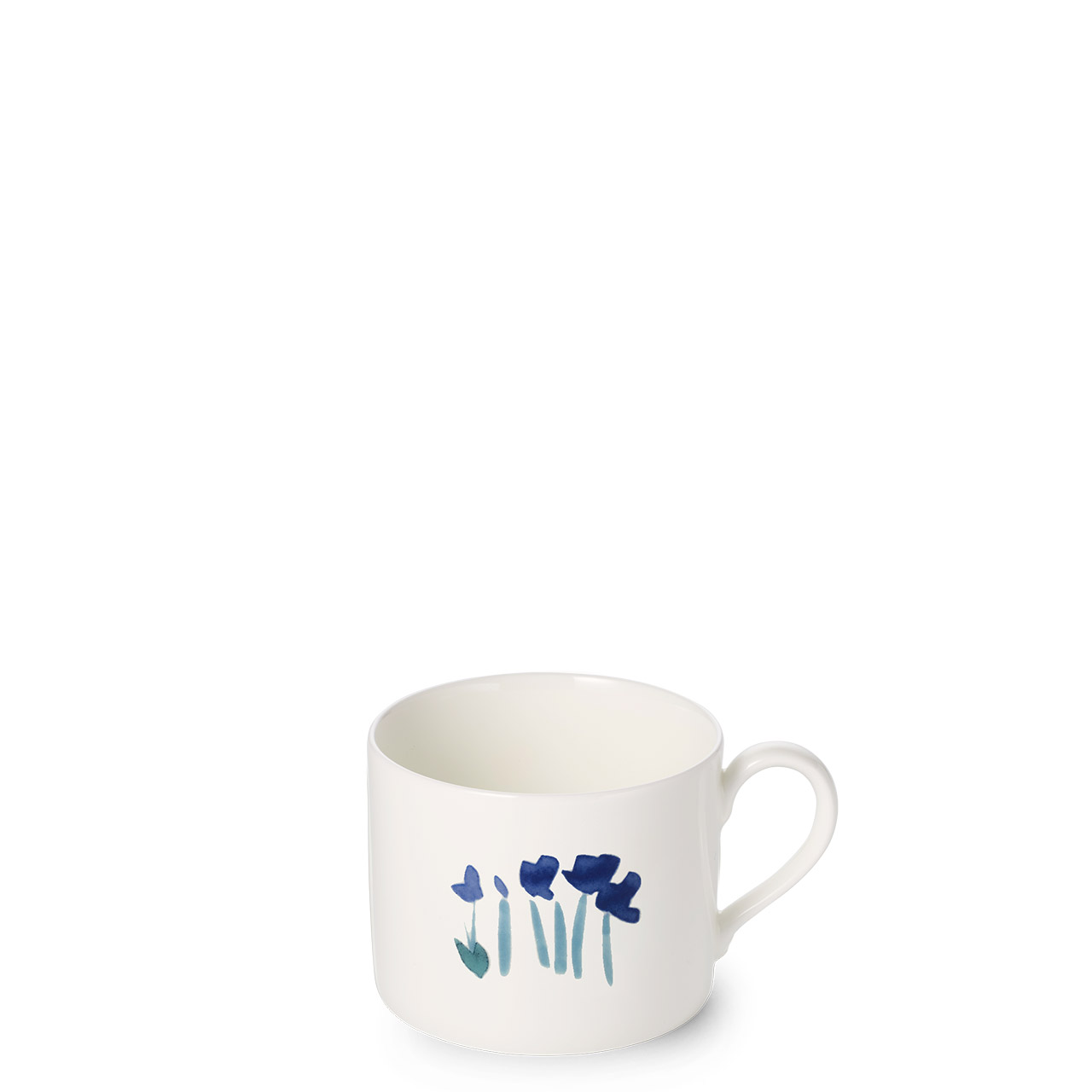 Kaffeetasse zylindrisch 0,25 l blau