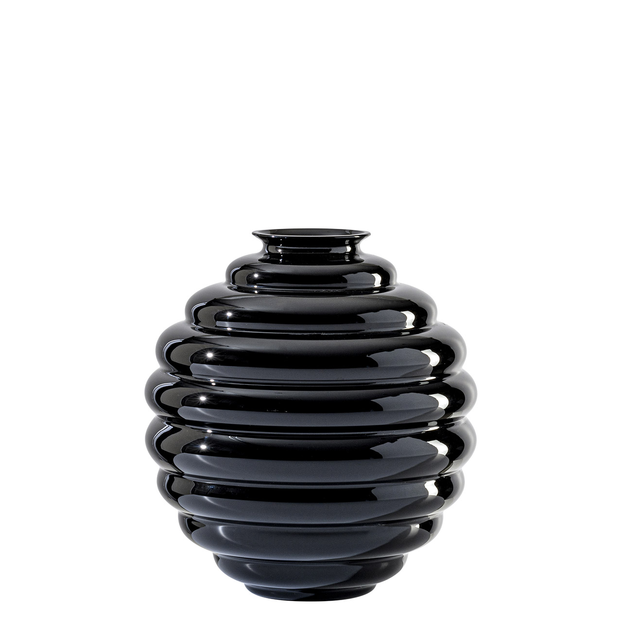 Vase 29 cm black