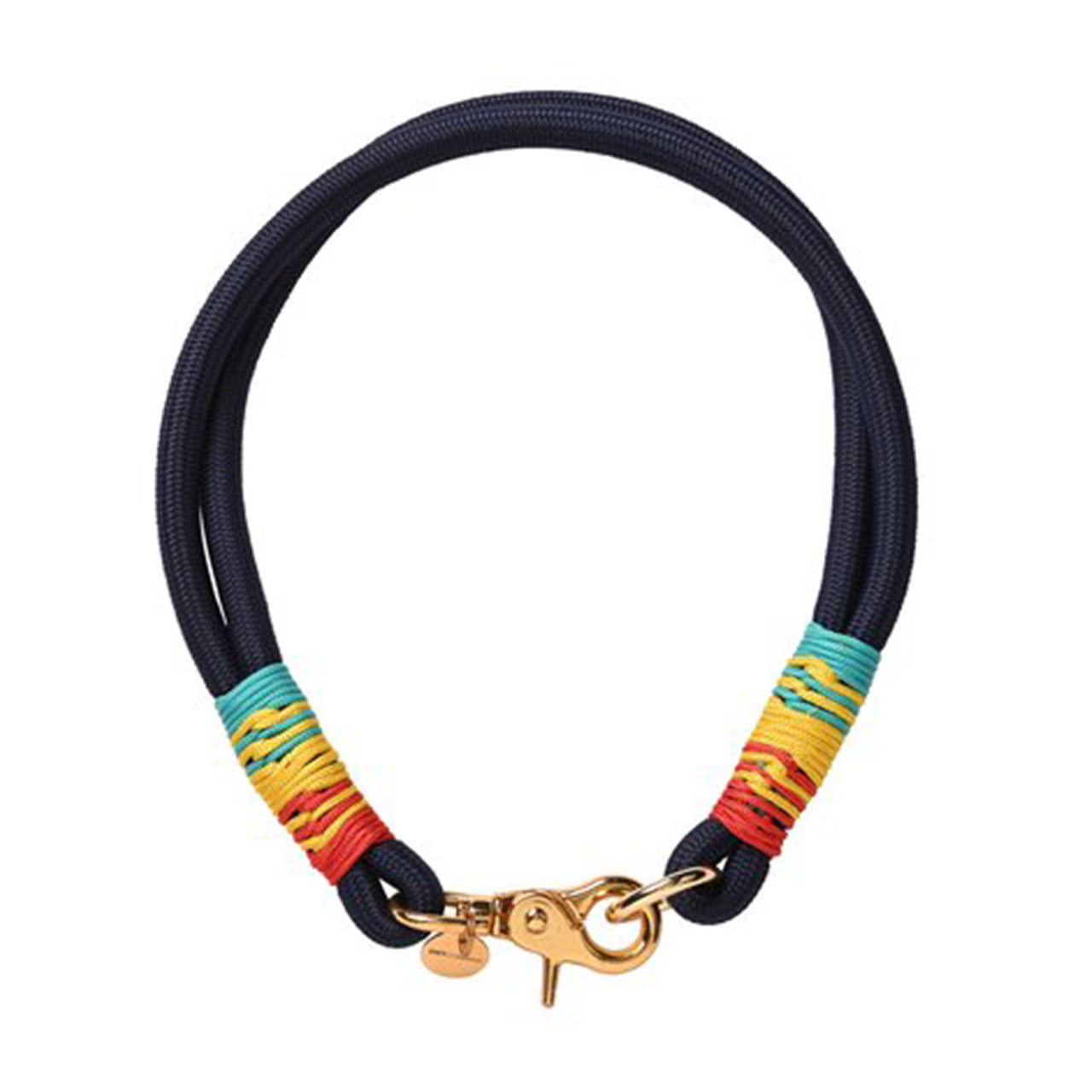 Dog collar M dark blue