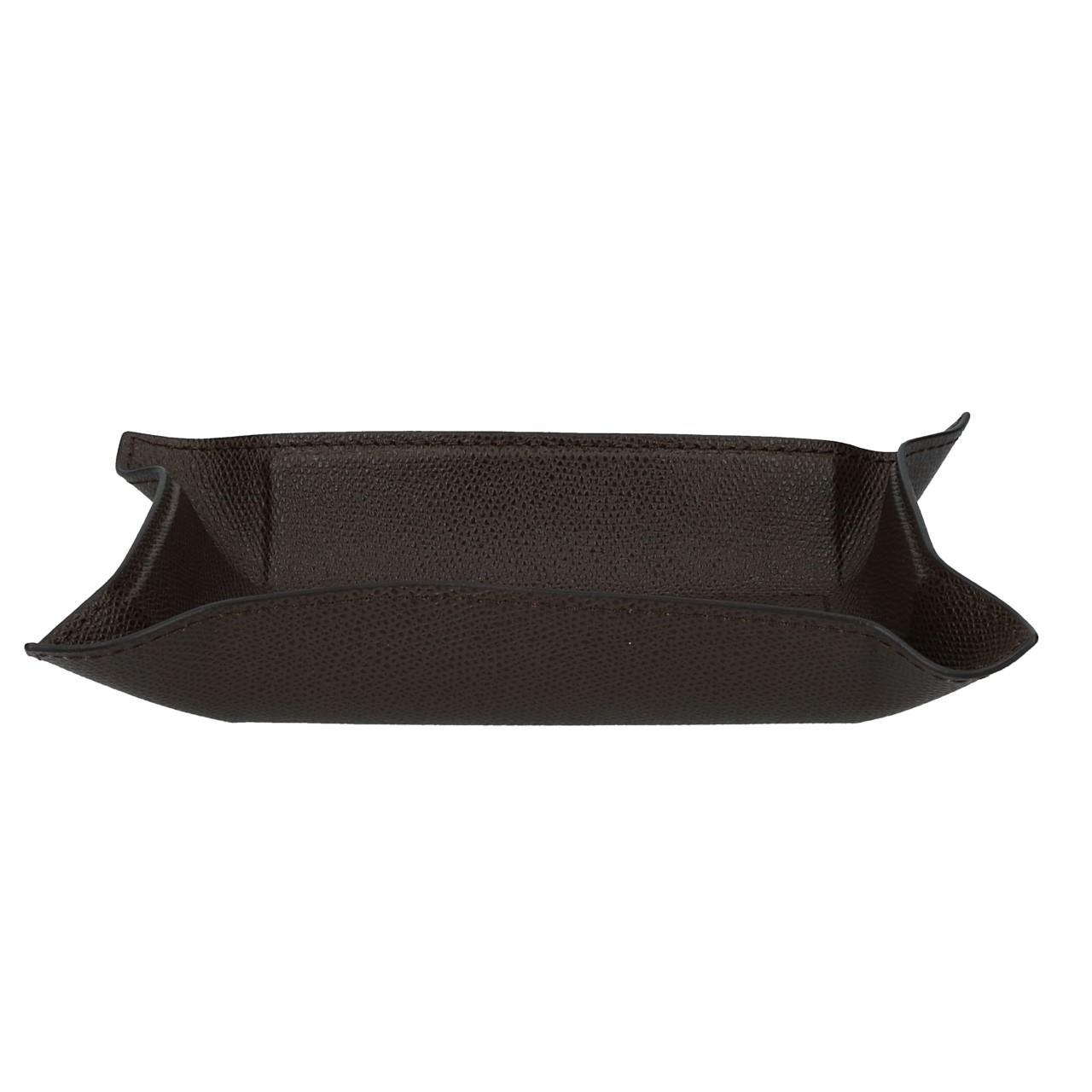 Rectangular Valet Tray small, Golf moka, Stitching moka