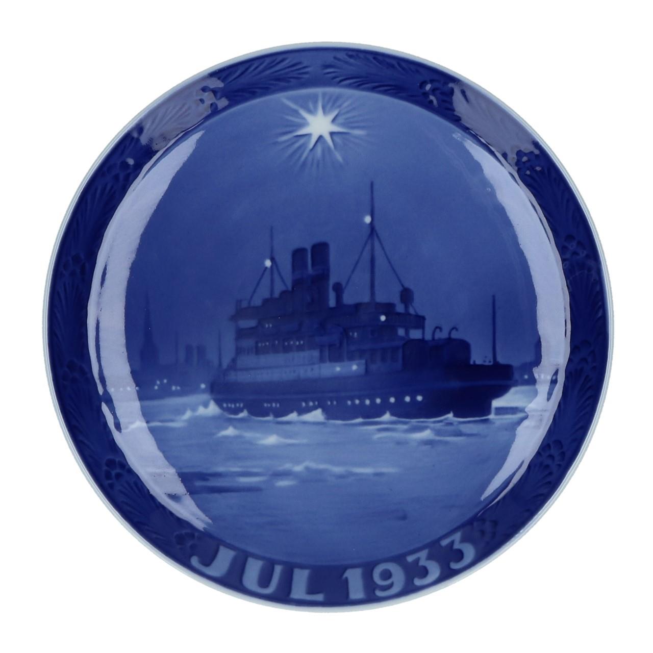 Christmas plate 1933, 18 cm