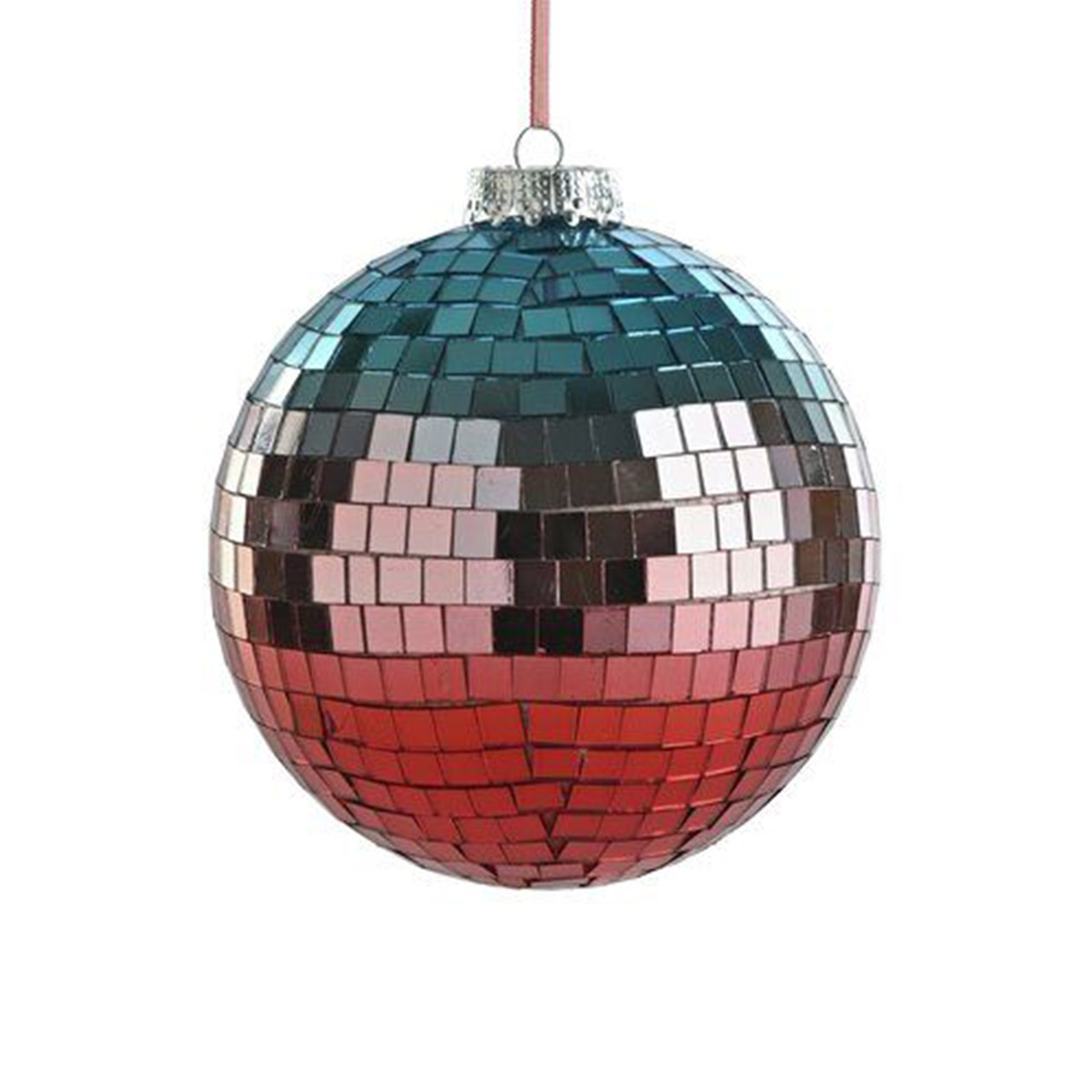 Christmas Ball 12 cm blue/red