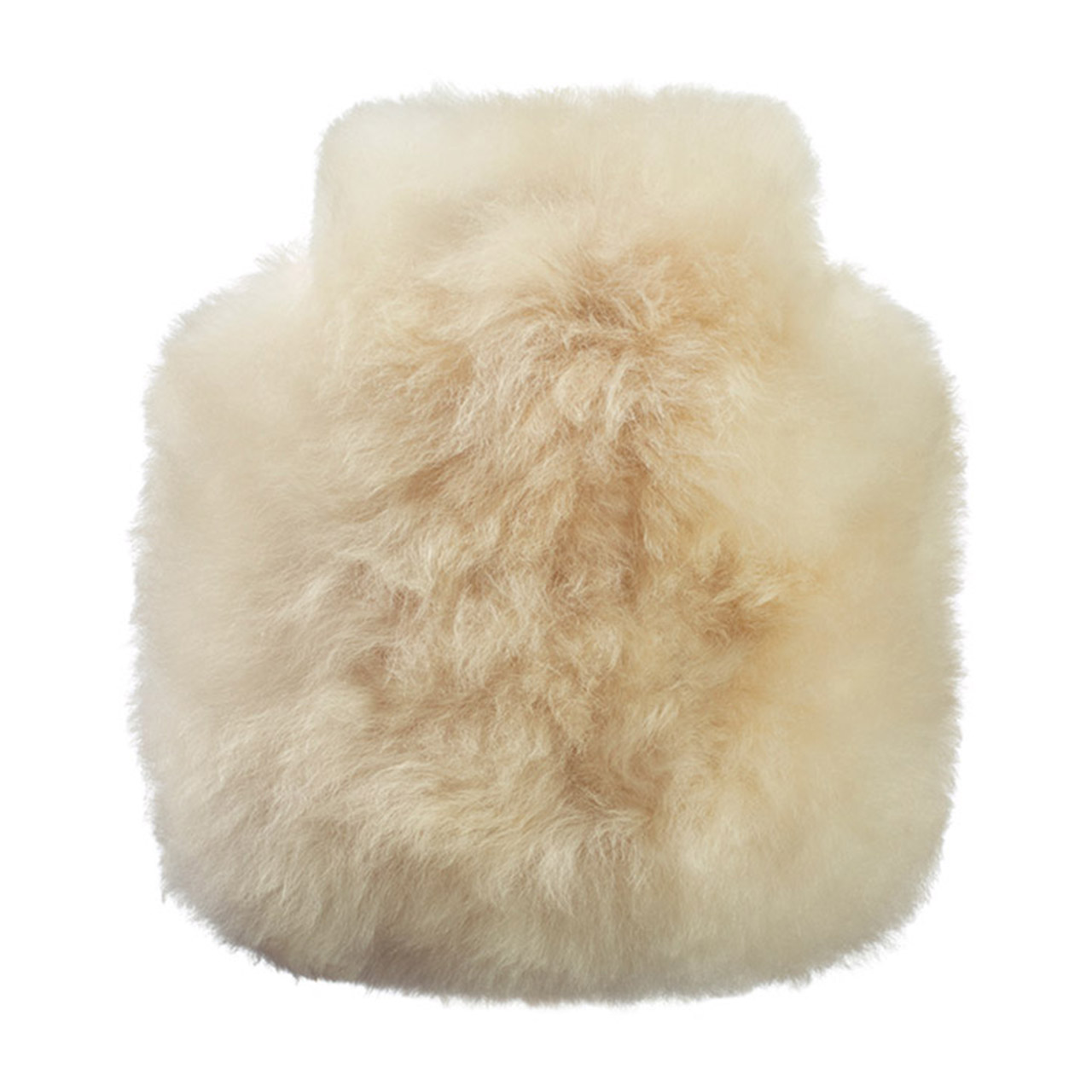 Hot Water Bottle Alpaca-Fur 0.2 l offwhite beige