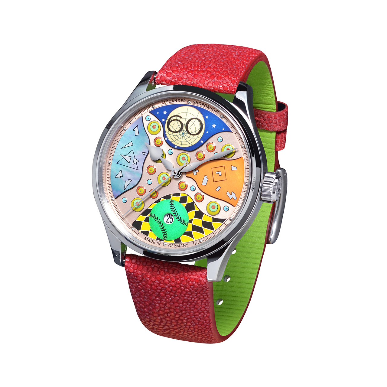 Watch Crazy Balls automatic red limited