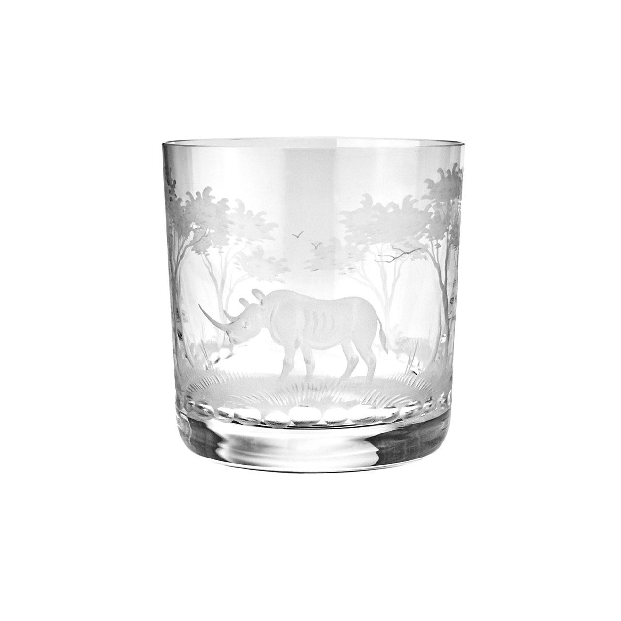 Whisky Tumbler Rhino 99 mm, clear