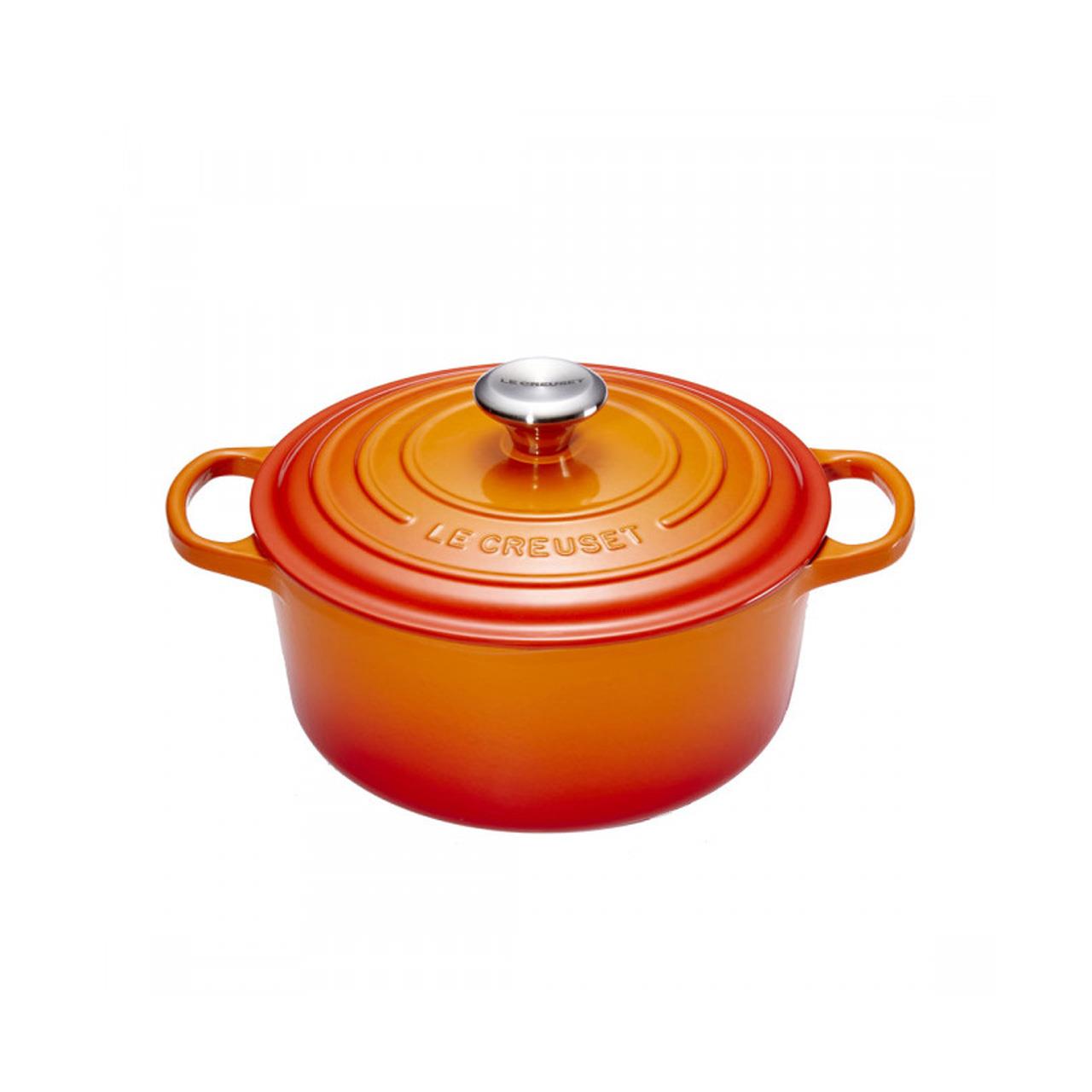 Roasting Pan round 24 cm oven-red