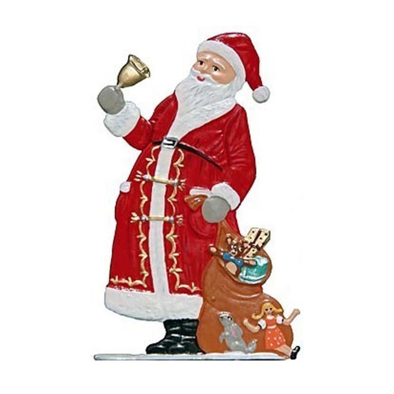 Santa with Bell 9.5x6 cm