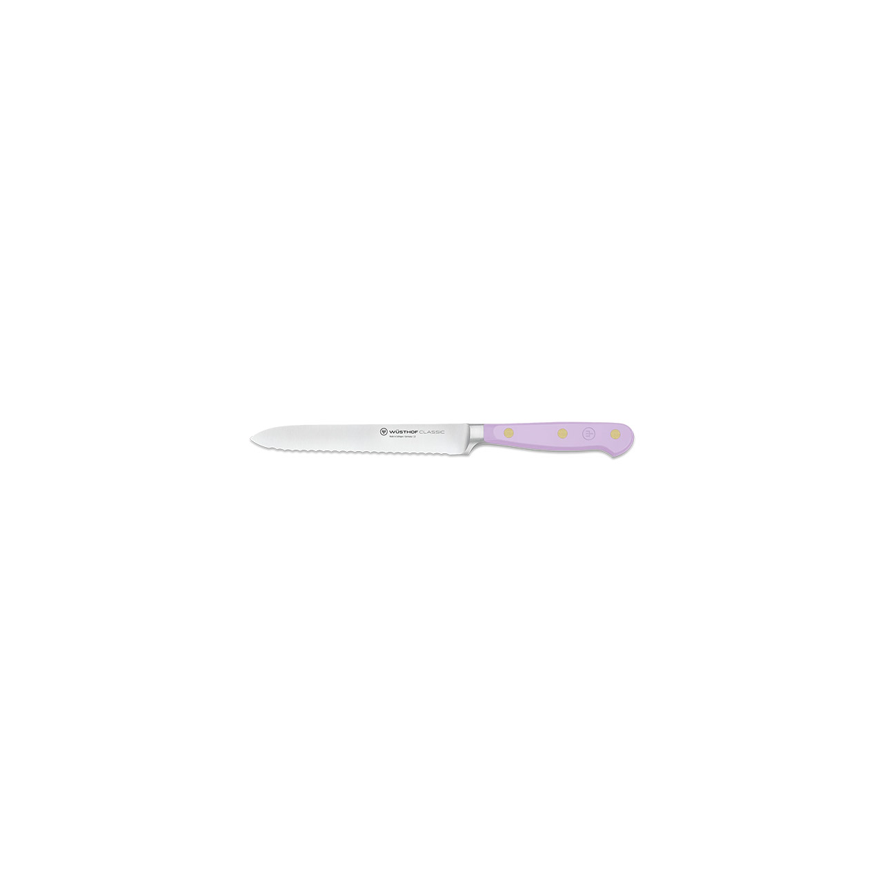 Serrated Utility Knife 14 cm purple yam