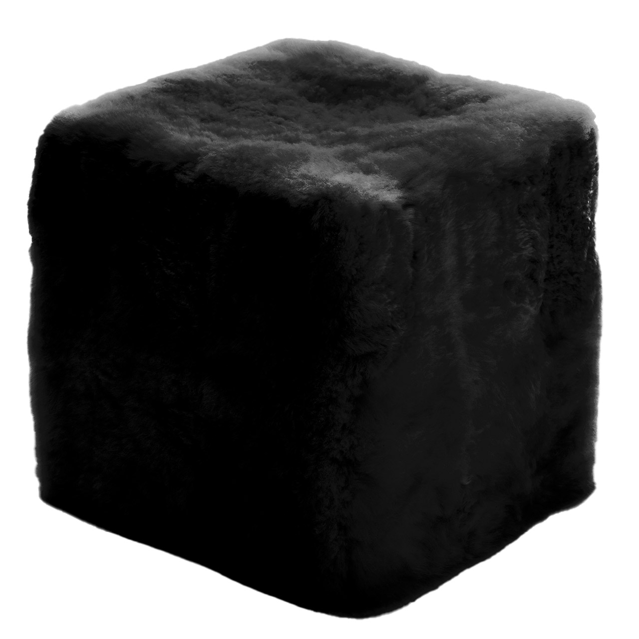 Pouf Alpaca black