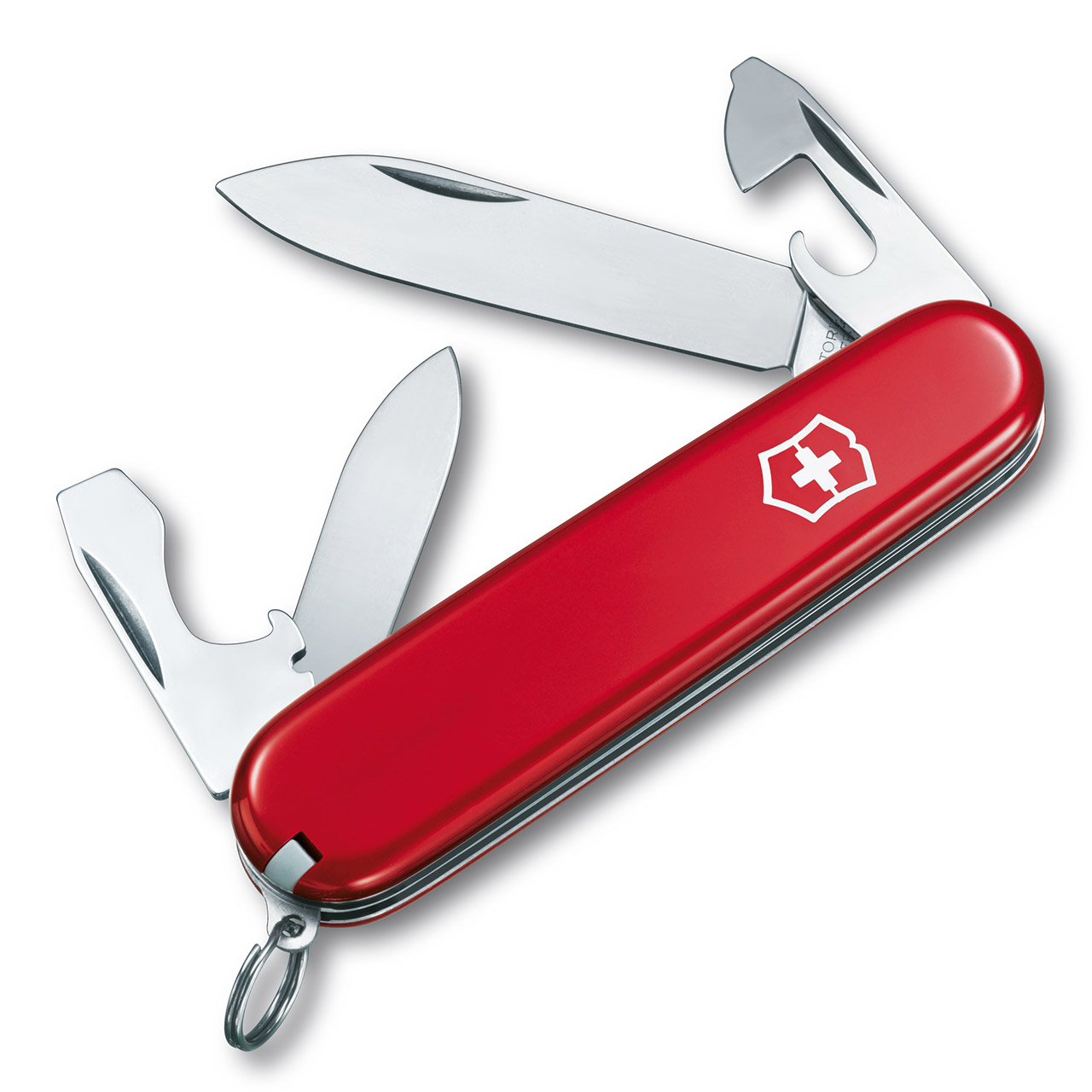 Pocket Knive Recruit 84 mm red