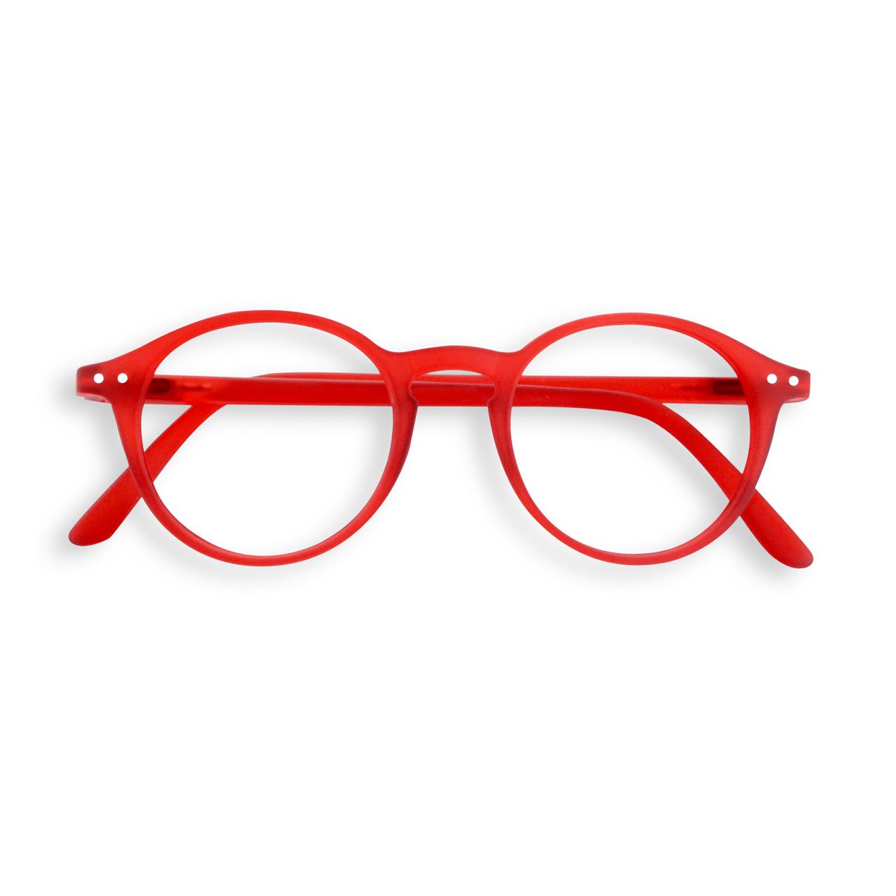 Reading Glasses Red Crystal Soft +2.50