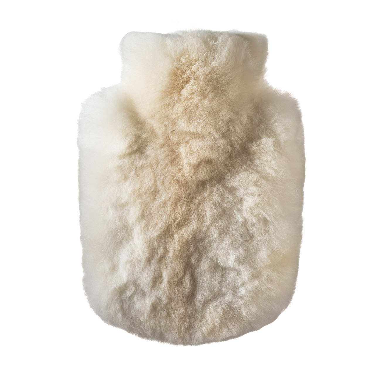 Hot Water Bottle Alpaca-Fur 1.8 l offwhite beige