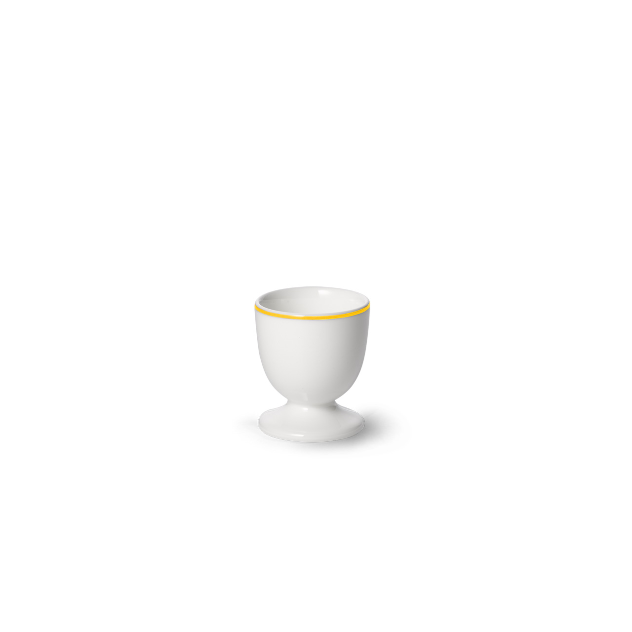 Egg cup footed yellow