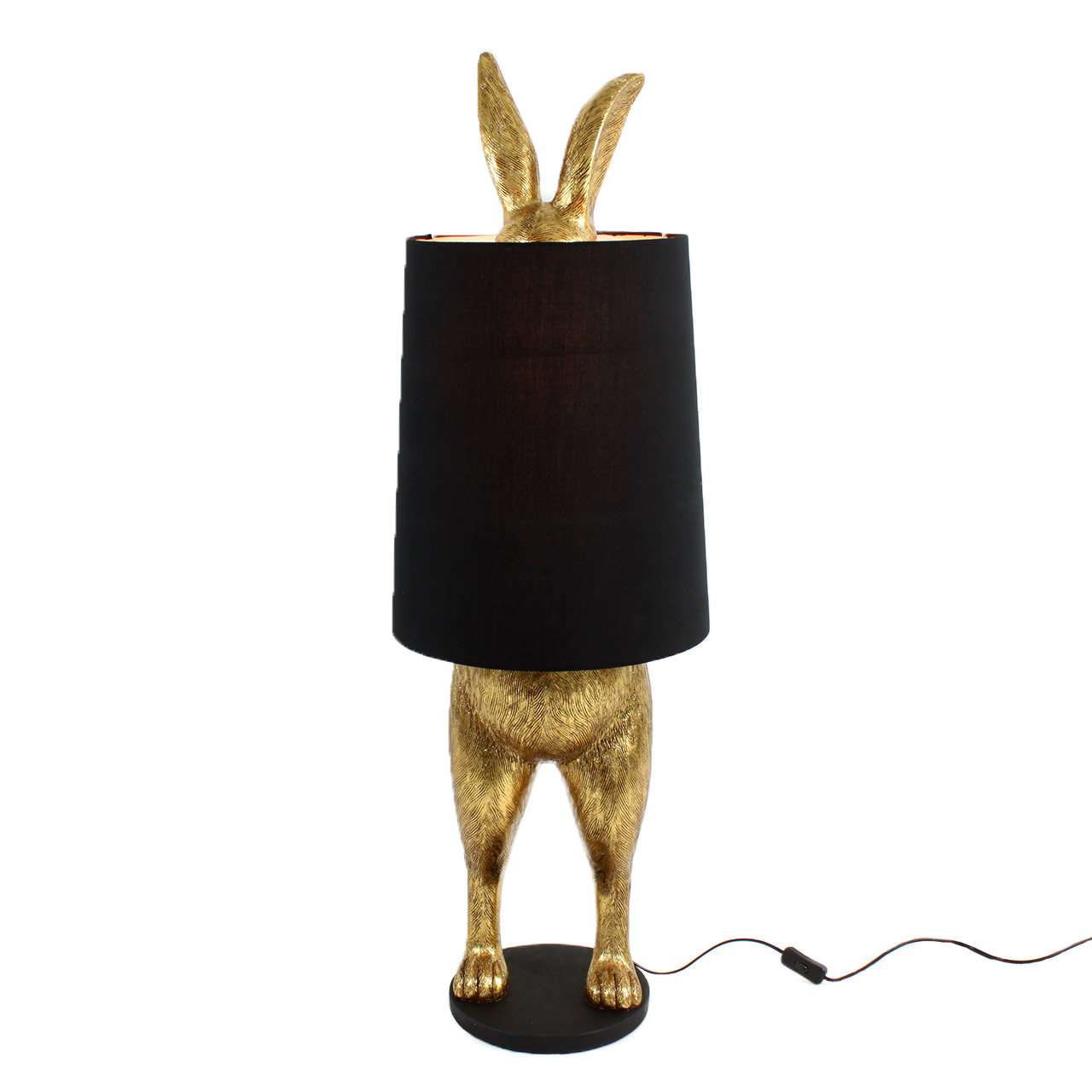 Floor Lamp Hiding Rabbit 115 cm gold/black