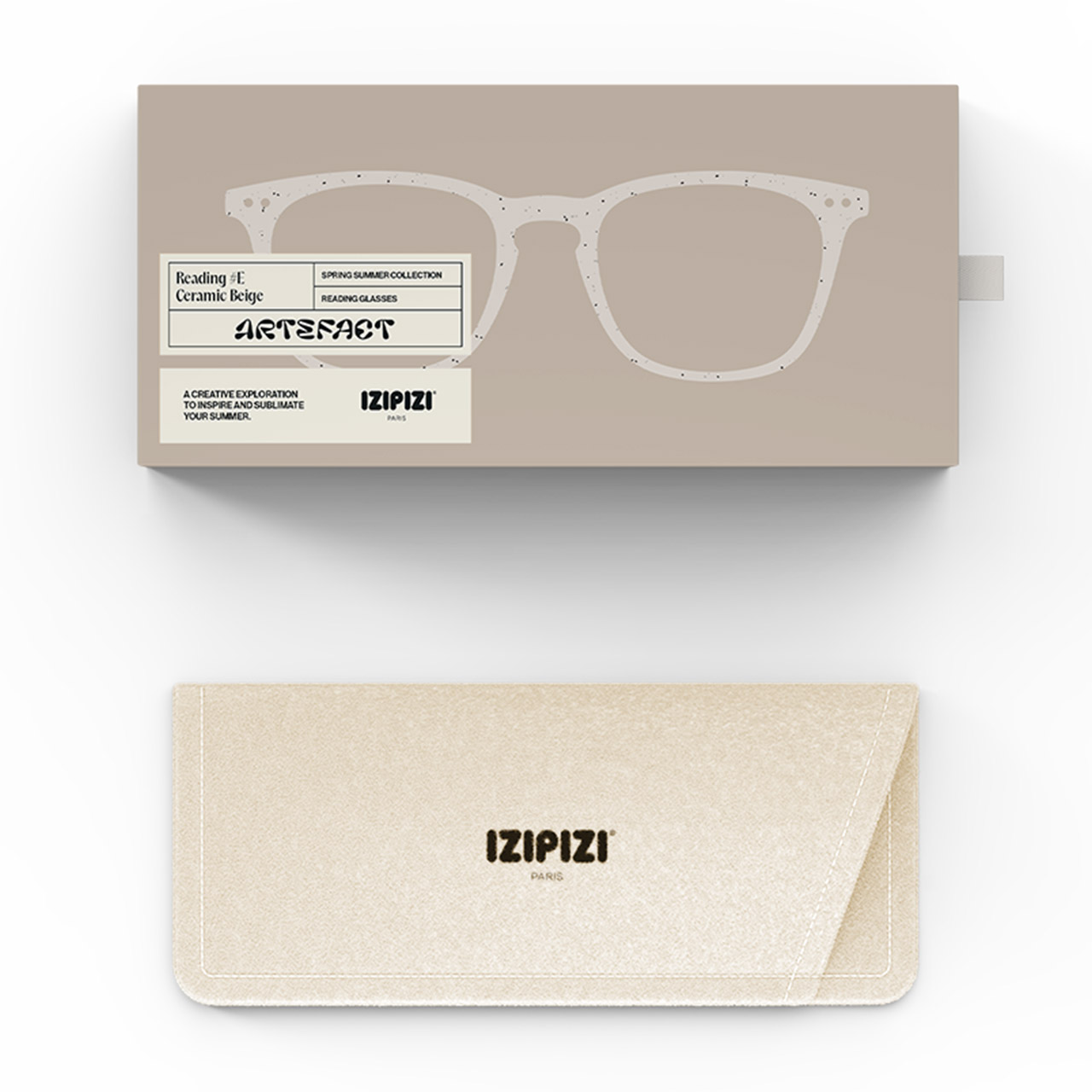 Lesebrille Ceramic Beige +1.00