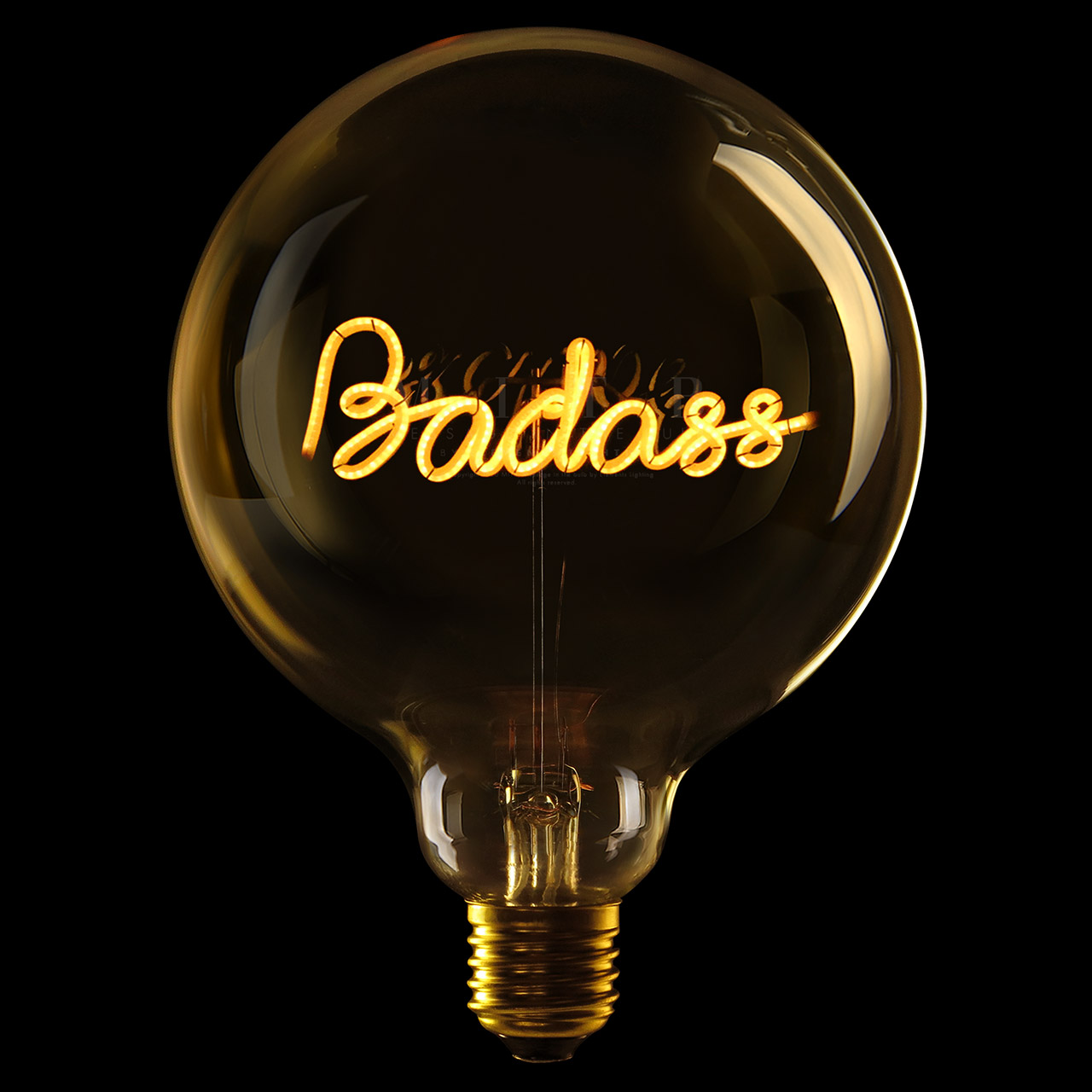 Deco Bulb BADASS