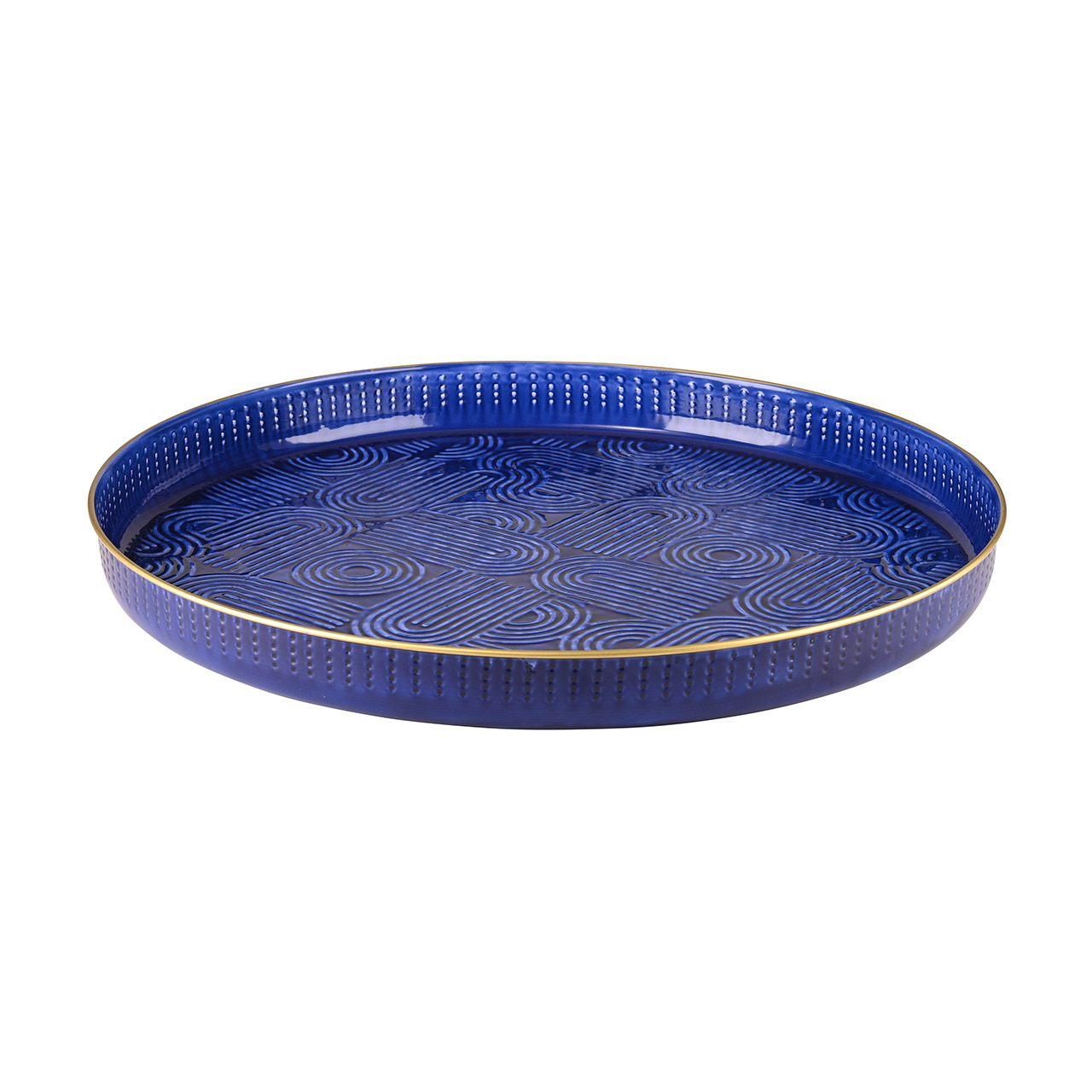 Tray 62 cm blue