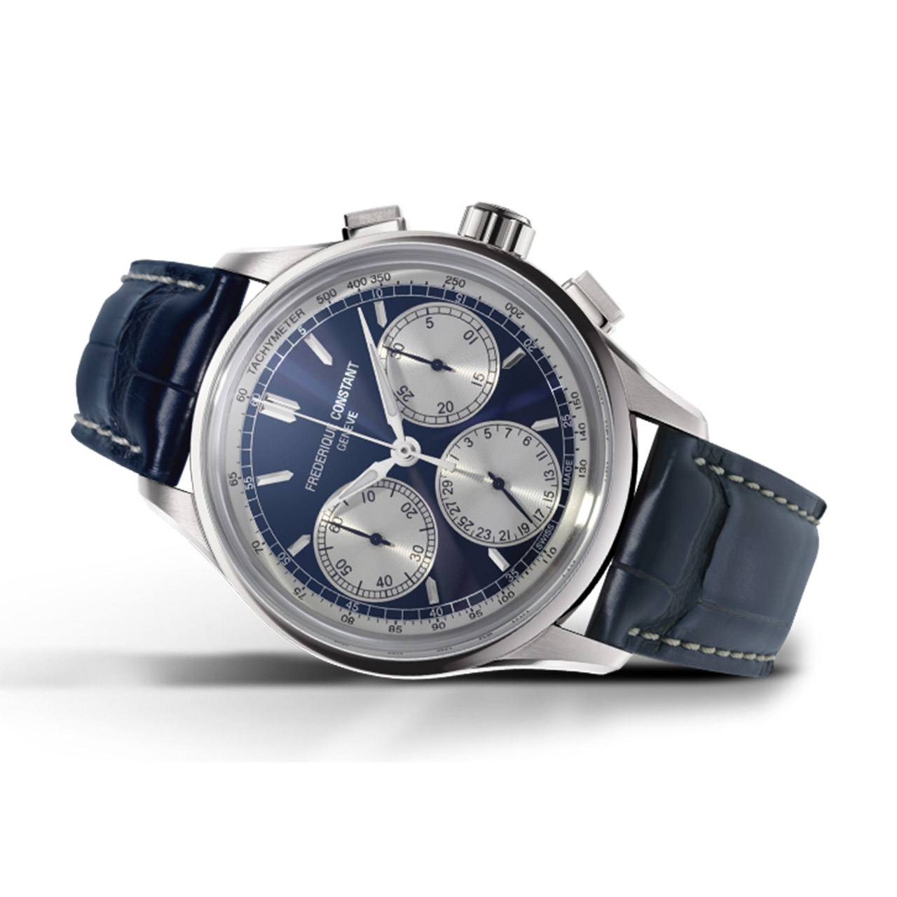 Armbanduhr Flyback Chronograph Manufacture navy