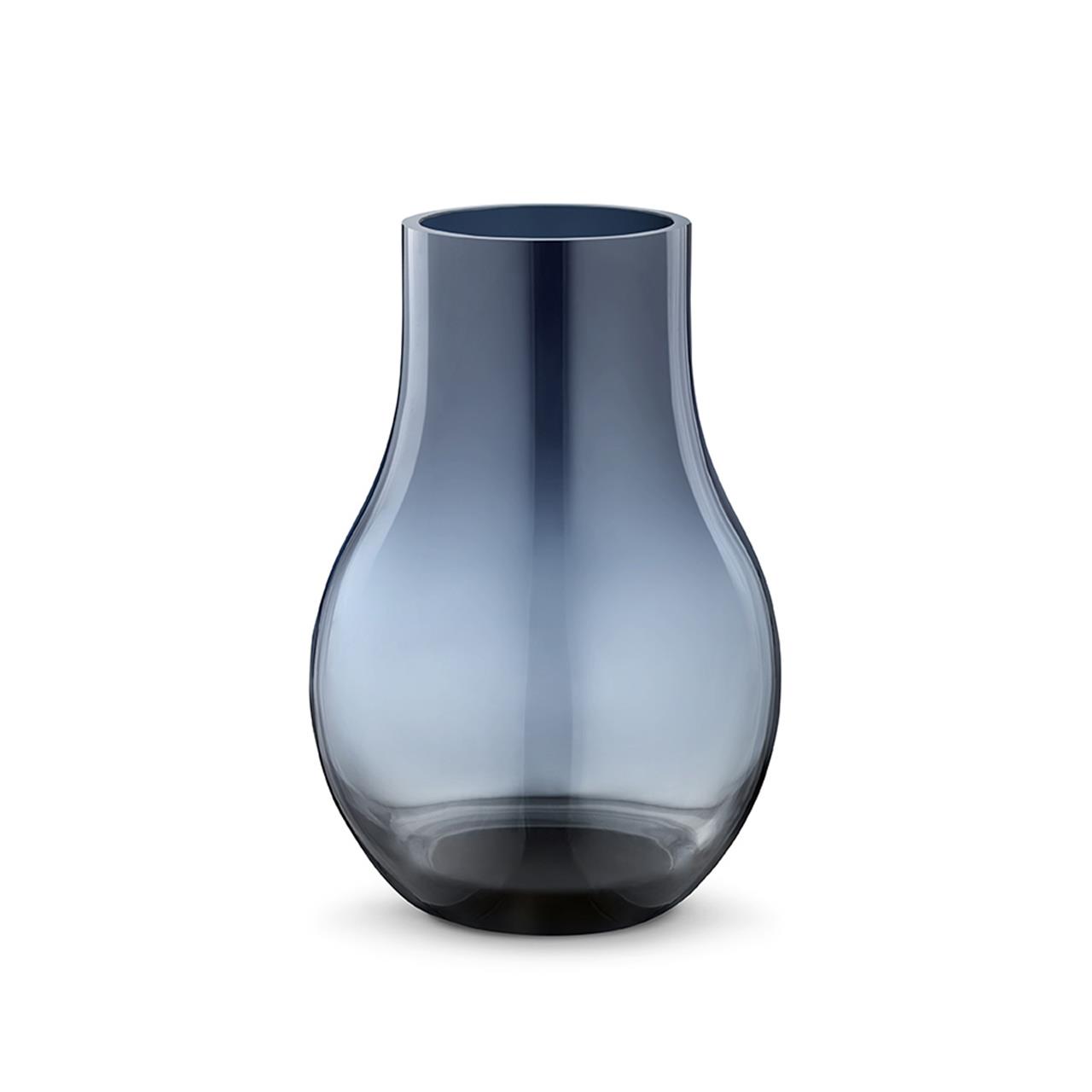 Vase 21.6 cm Glass dark blue