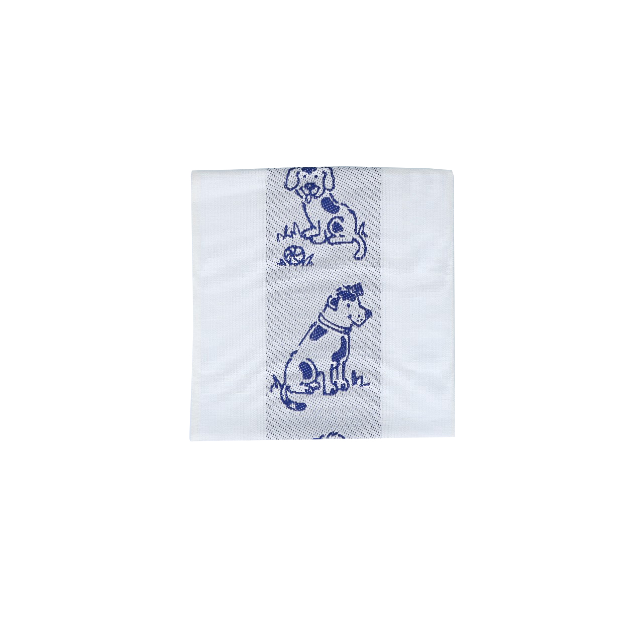 Kitchen Towel 50x70 cm Border Dogs blue