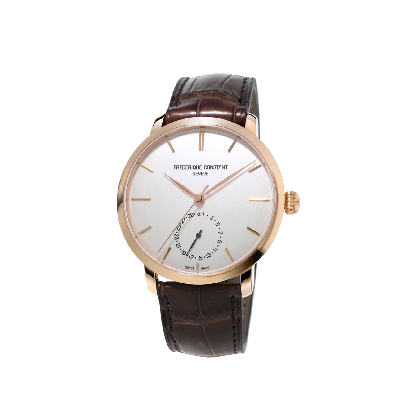 Watch Slimline Manufacture stainless steel gold plated automatic