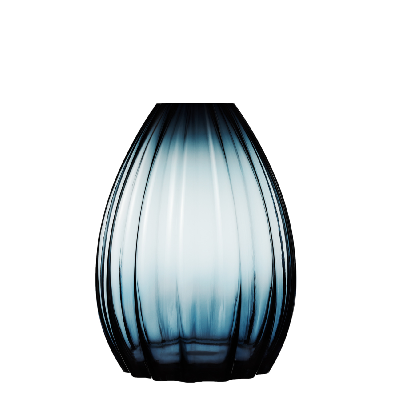 Vase 34 cm dark blue