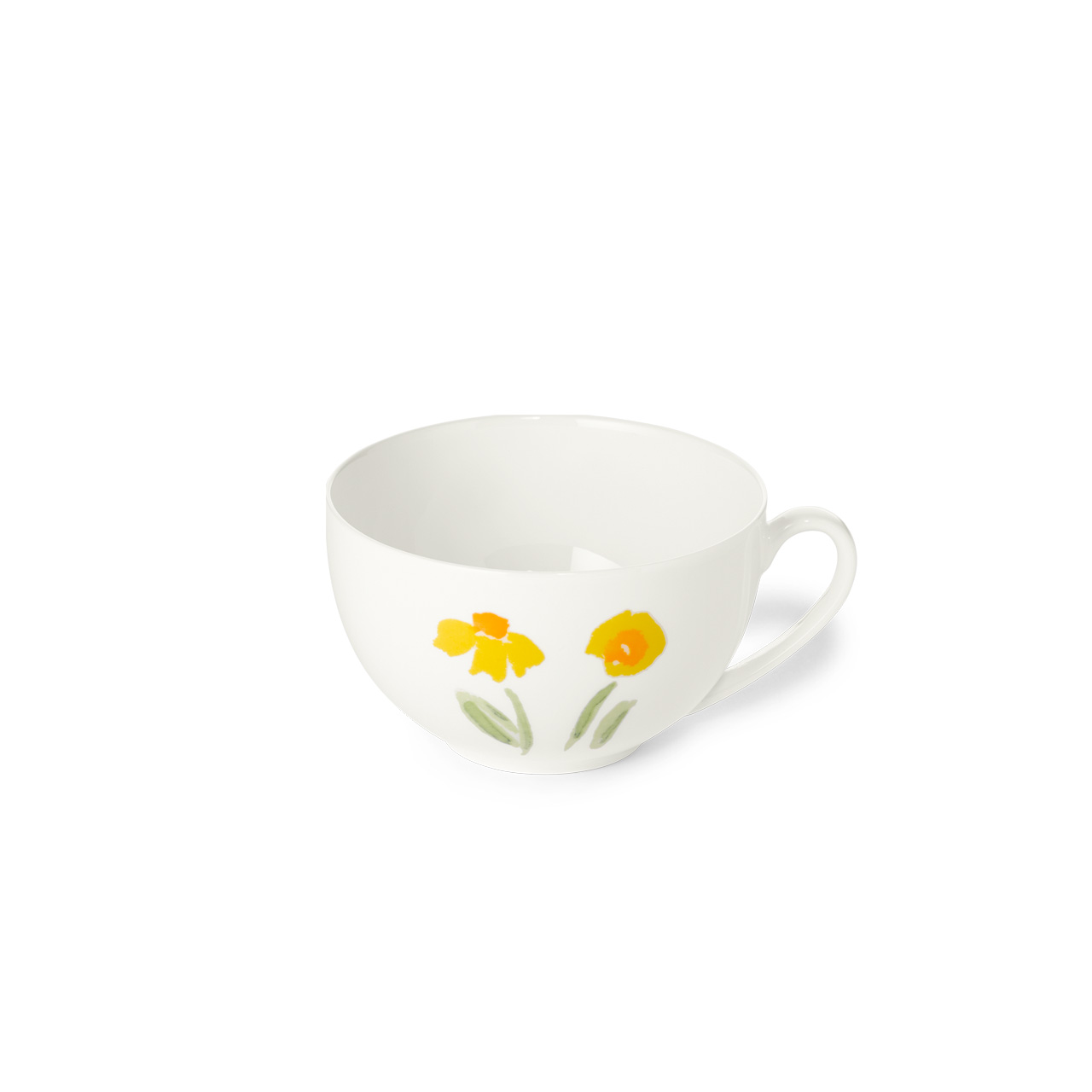 Coffee cup only round 0.25 l yellow