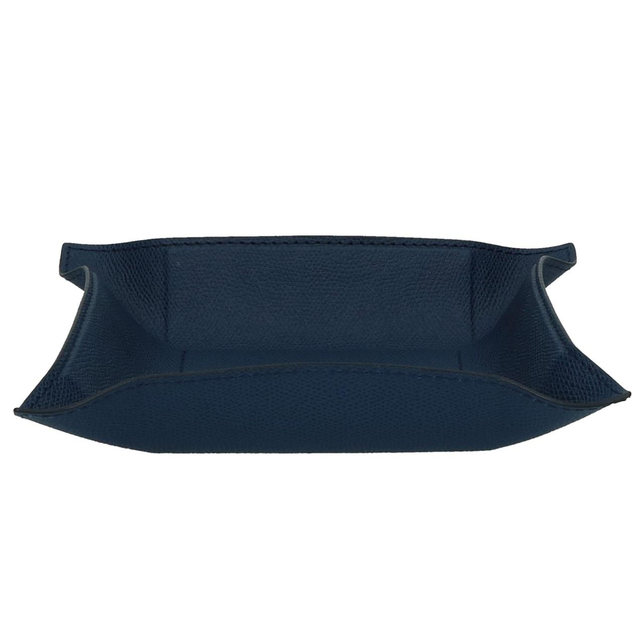 Square Valet Tray medium, Golf royal blue, Stitching royal blue