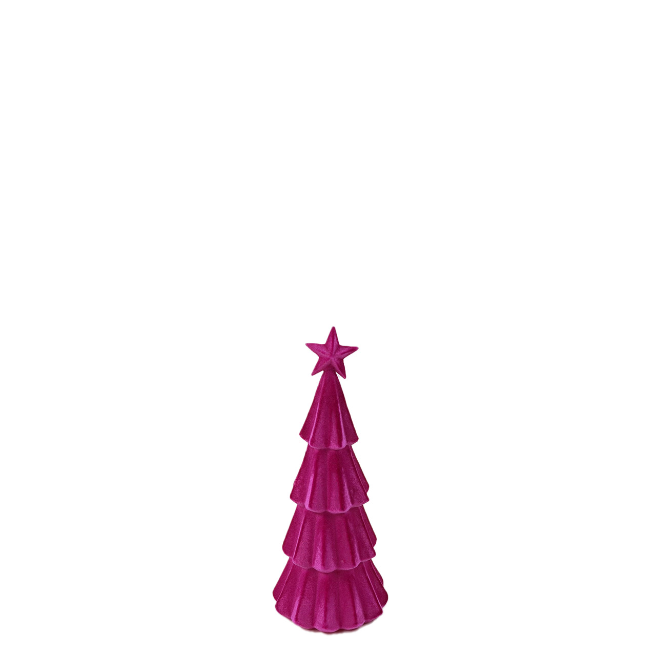 Fir with star 16x39 cm magenta