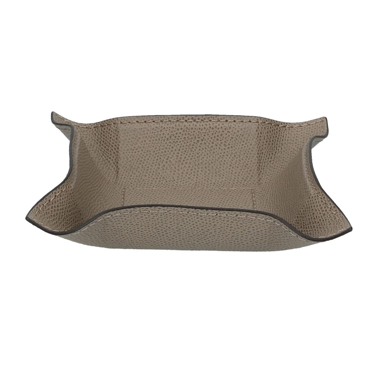 Square Valet Tray small, Golf mud, Stitching mud