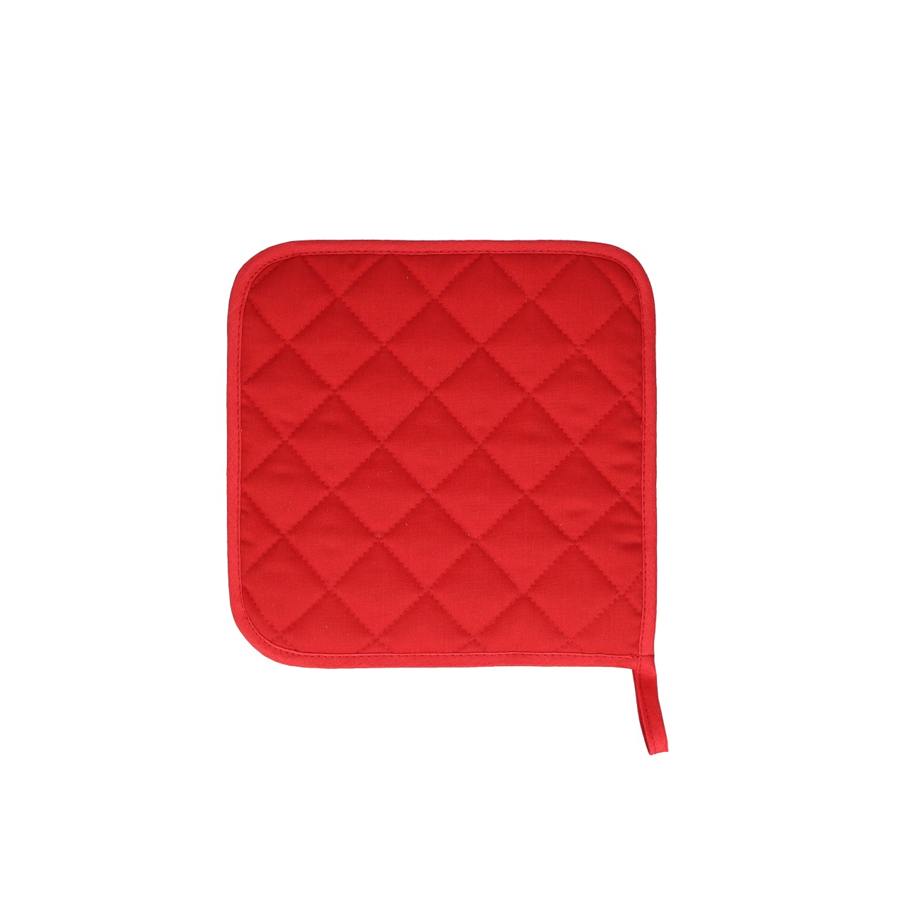 Potholder 21x21 cm red