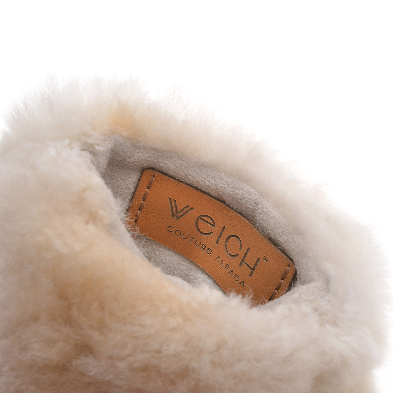 Hot Water Bottle Alpaca-Fur 0.2 l offwhite beige