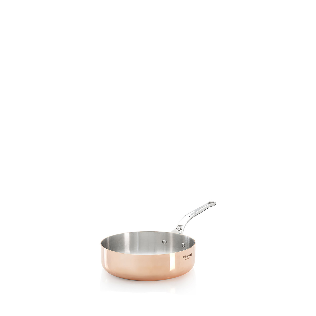 Saute Pan, Copper/Stainless Steel 16 cm