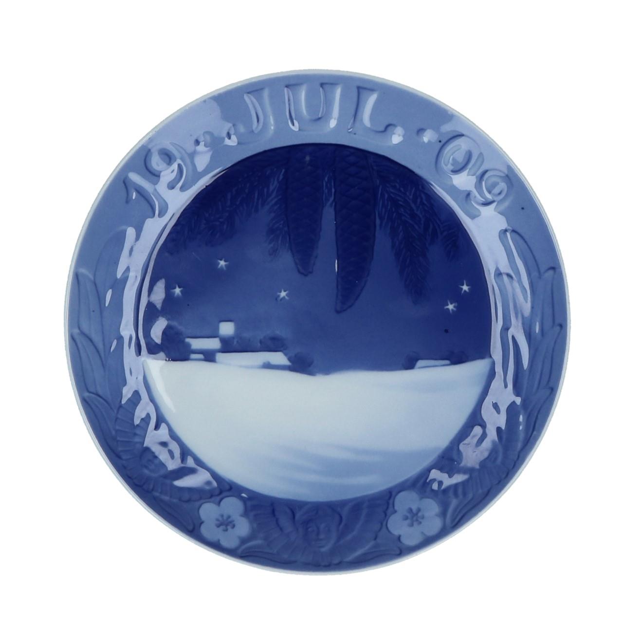 Christmas plate 1909, 16 cm