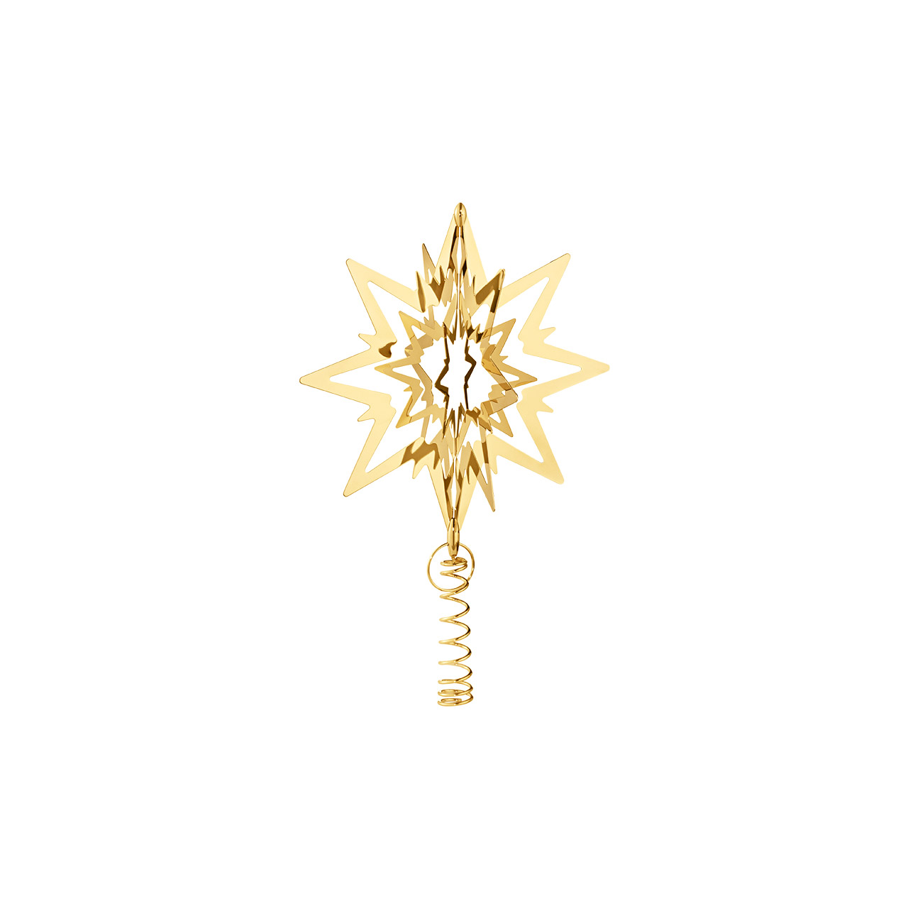 Fir-Tree-Top 19 cm Star Gold