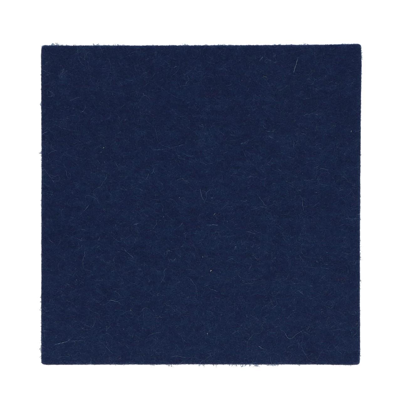 Coaster square 12x12 cm indigo 12