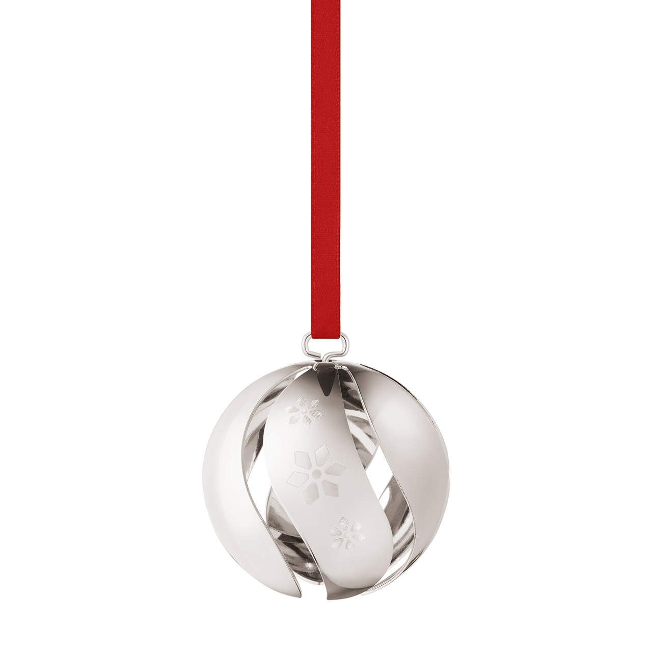 Weihnachtskugel 2024 palladium