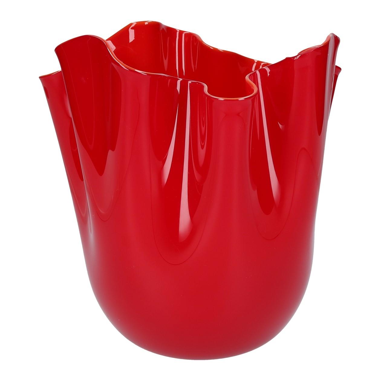 Vase 24 cm red