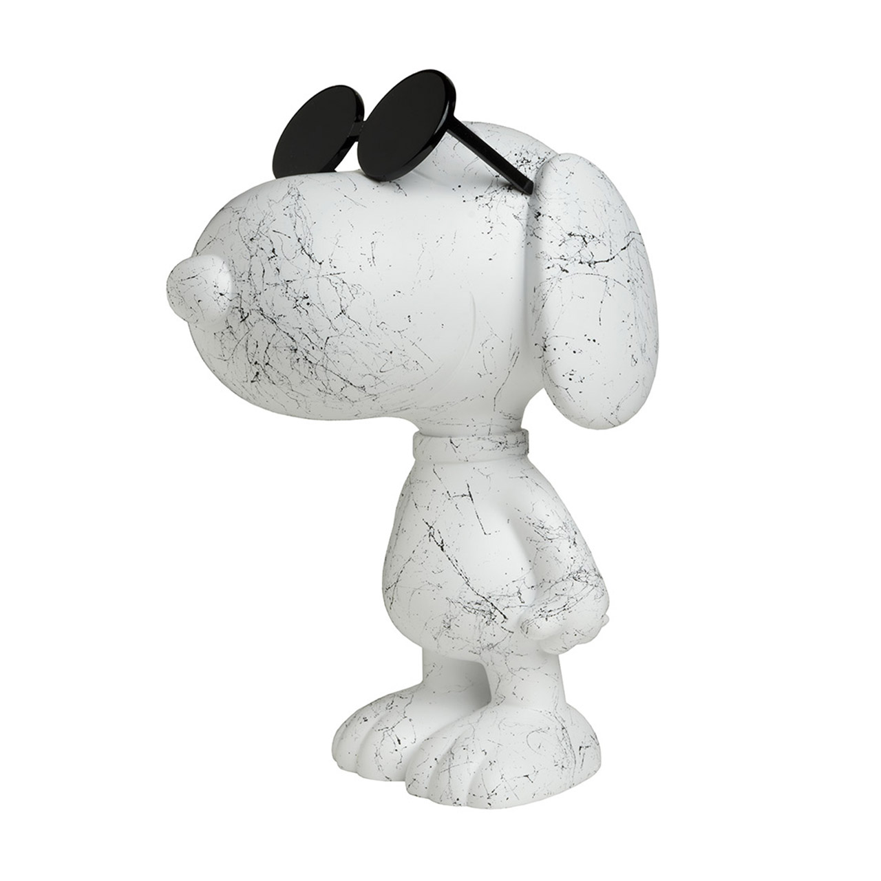 Snoopy Sun Graf 27 cm mattweiß/schwarz