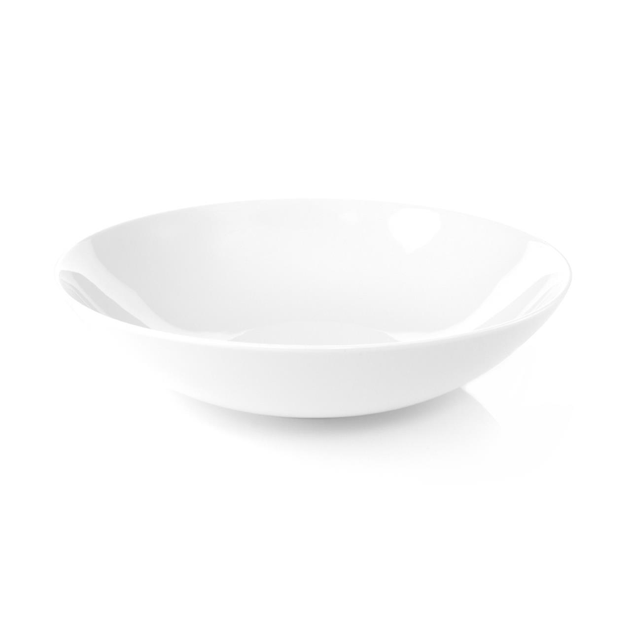 Bowl round flat 27 cm white