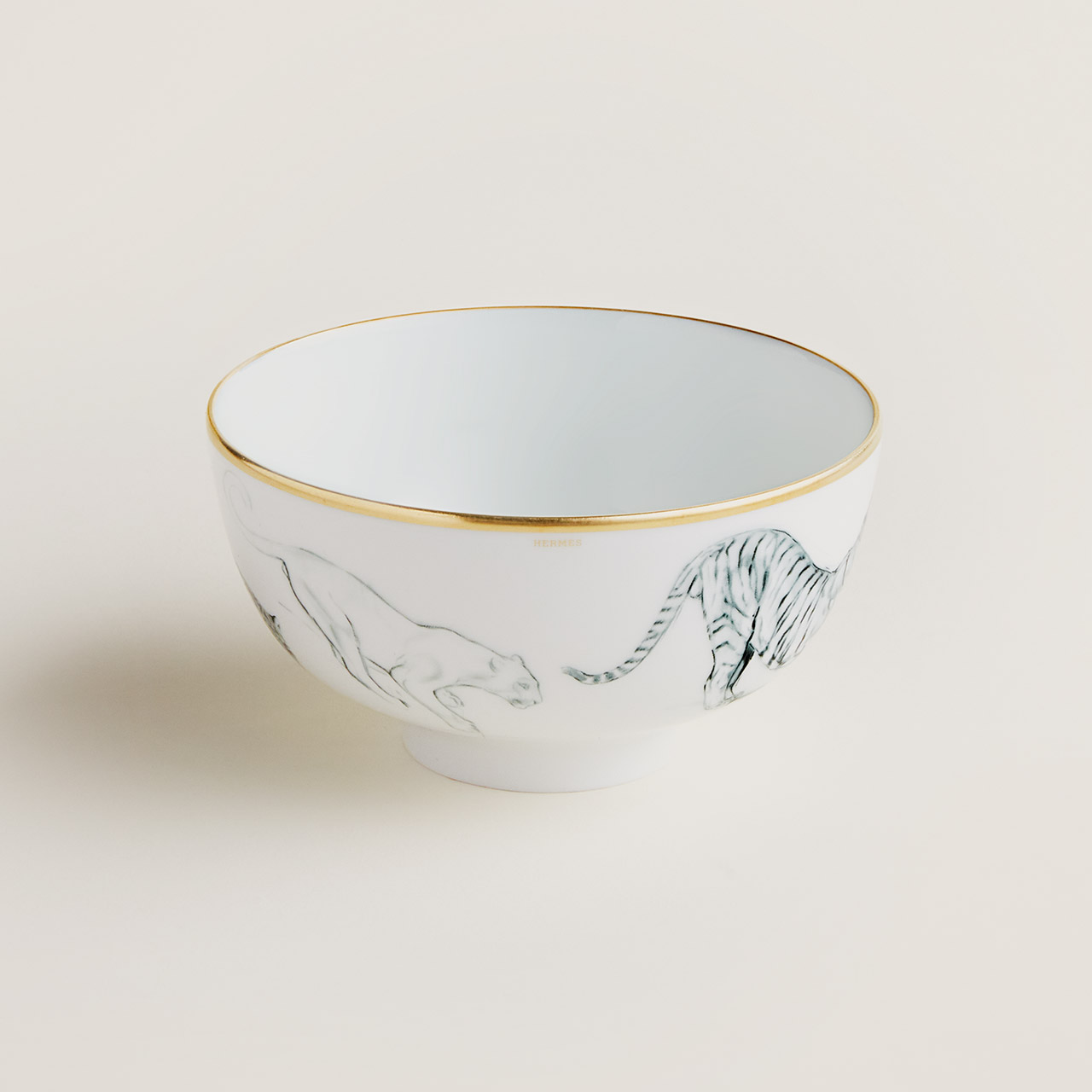 Bowl celadon interior 12 cm felines